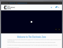 Tablet Screenshot of electroniczone.co.uk